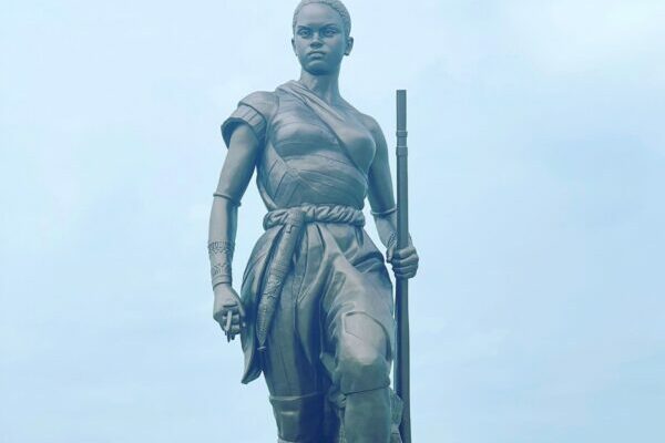 Amazon Statue of a Warrior woman