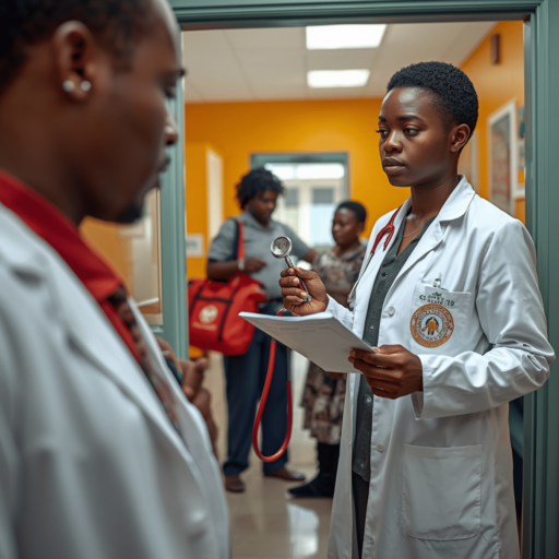 Public health concerns at a local clinic. Photo credit - AI Generated