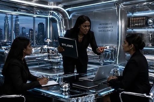 The bylaws set in place in a corporate. Photo credit - AI Generated