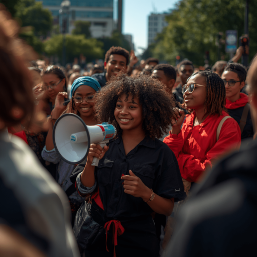 Youth advocacy taking over the world. Photo credit - AI Generated
