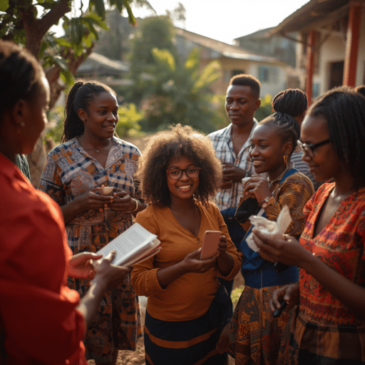 Africans striving for a collective future. Photo credit - AI Generated