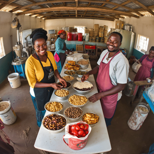 People keeping track of their raw materials. Photo credit - AI Generated