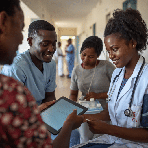 HIV/Aids awareness at a clinic. Photo credit - AI Generated