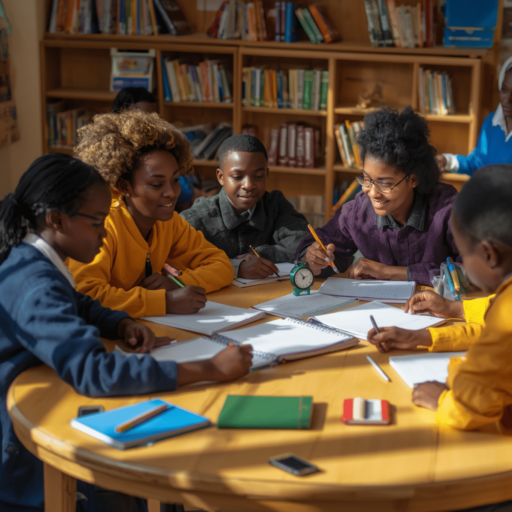 Students and parents preparing for a good school year. Photo credit - AI Generated