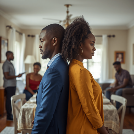 A young couple between marriage and divorce. Photo credit - AI Generated